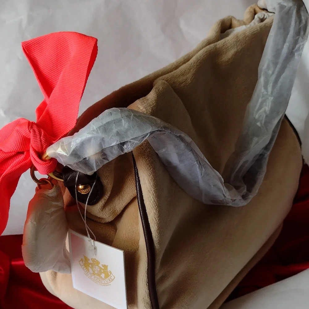 JC Velvet Cream Crest n'  👑 Orange Gold Black Monogram Crystal Embellished NWT - Picture 7 of 12